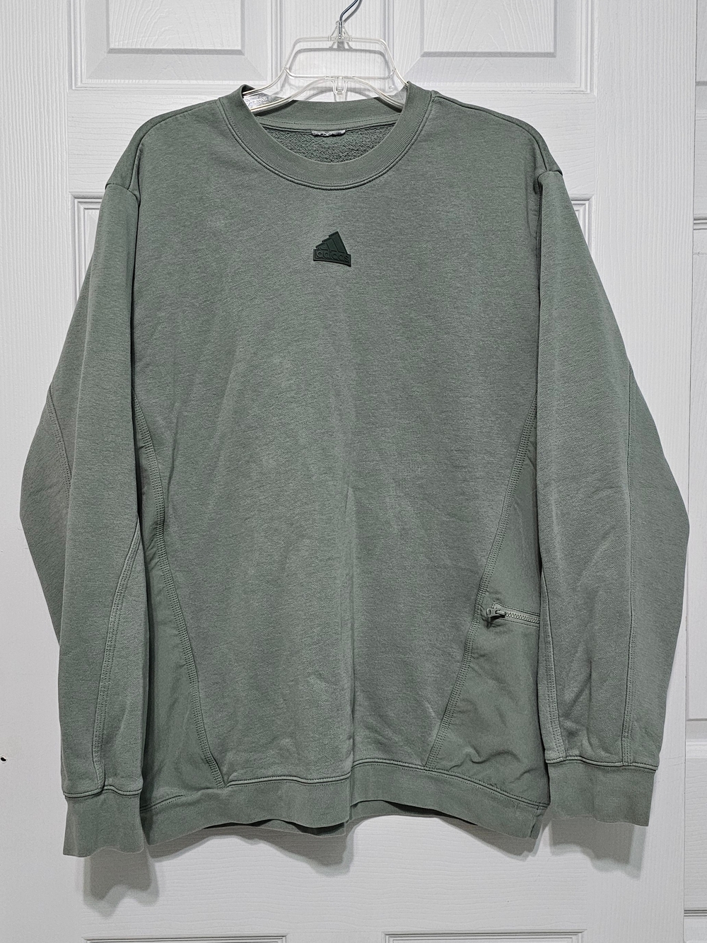 Adidas Sage Green Crewneck Sweatshirt